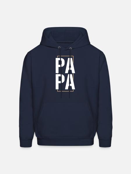 papa - Men's Hoodie - navy