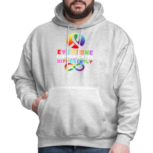 Everyone Communicates Differently Autism - Men's Hoodie