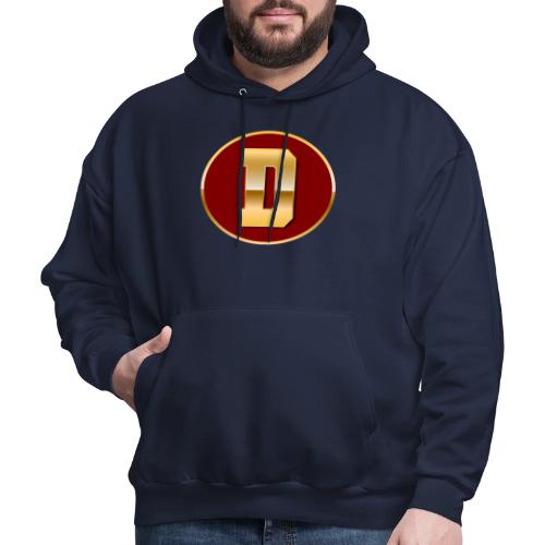Letter D – Capital Varsity Alphabet Monogram - Men's Hoodie