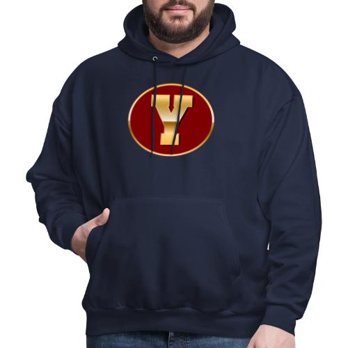 Letter Y – Capital Varsity Alphabet Monogram - Men's Hoodie