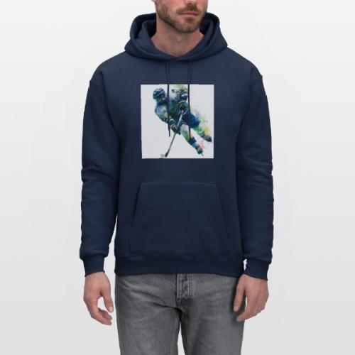 Hockey: Frozen Motion - Men's Hoodie