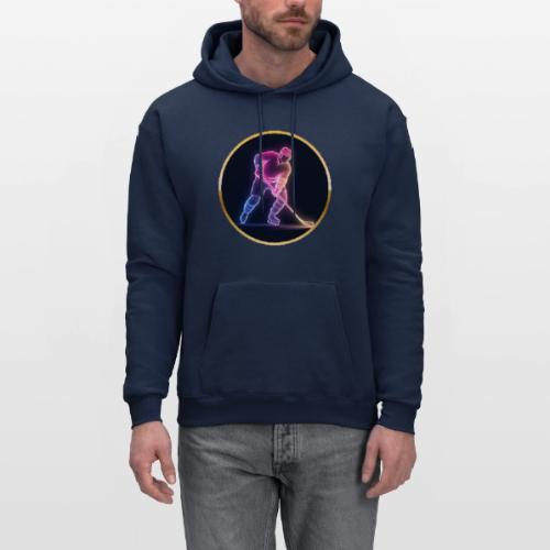 Hockey: Neon Ice Rush - Men's Hoodie