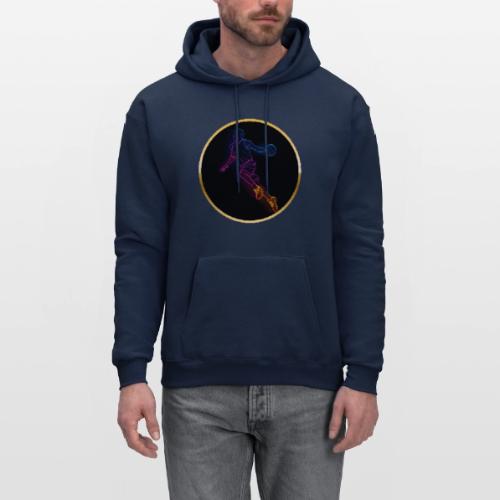 Basketball: Neon Jump Shot - Men's Hoodie