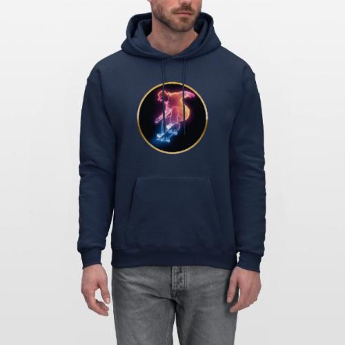 Skateboarding: Golden Trick Rider - Men's Hoodie