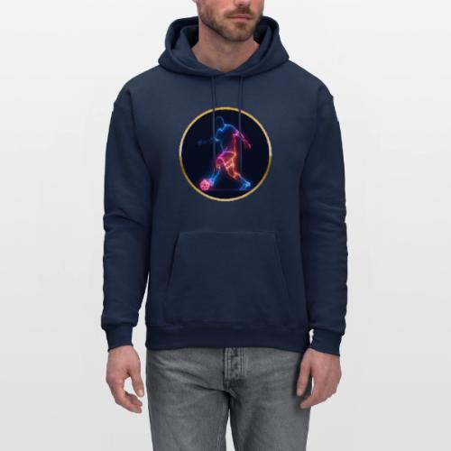 Soccer: Electric Kick Ring - Men's Hoodie