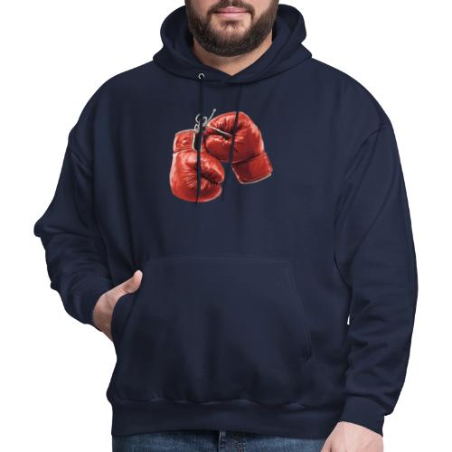 Boxing: Hanging Gloves Icon - Men's Hoodie