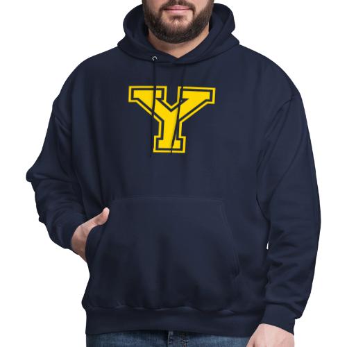 Letter Y – Capital Athletic Alphabet Monogram - Men's Hoodie