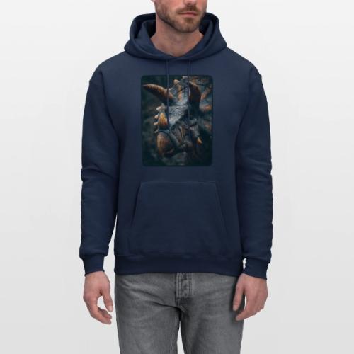 Triceratops Detailed Portrait Design - Men's Hoodie