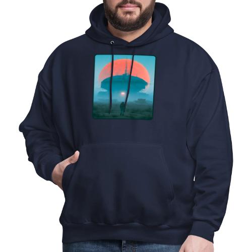 Astronaut Alien Outpost Design - Men's Hoodie