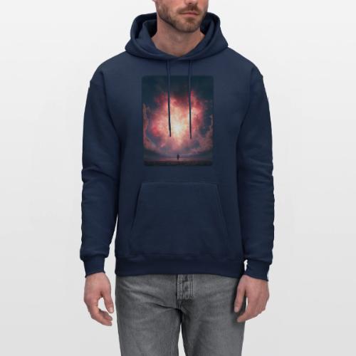 Supernova Sky Sci-Fi Artwork - Men's Hoodie