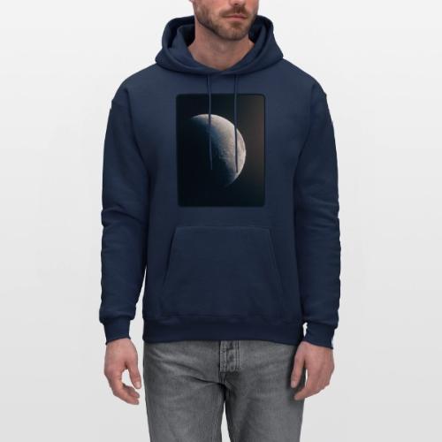 Crescent Moon Celestial Artwork - Men's Hoodie