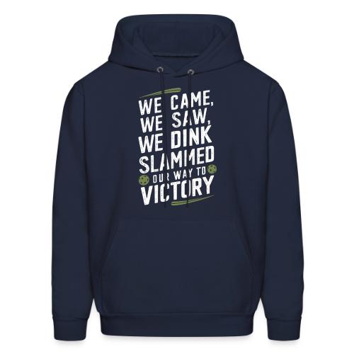 Dink Your Way to Victory! Funny Pickleball Design - Men's Hoodie