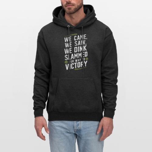 Dink Your Way to Victory! Funny Pickleball Design - Men's Hoodie