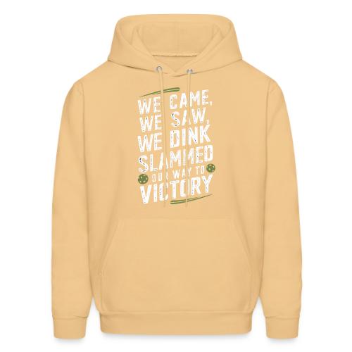 Dink Your Way to Victory! Funny Pickleball Design - Men's Hoodie