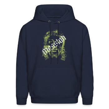 Messiah - Men's Hoodie - navy - Front - Elias (183cm)