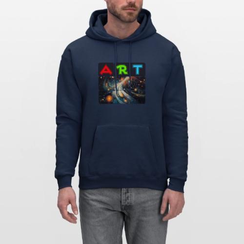 Swirls of Colorful Art - Men's Hoodie