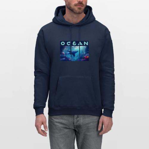 Ocean: Whale’s Path - Men's Hoodie
