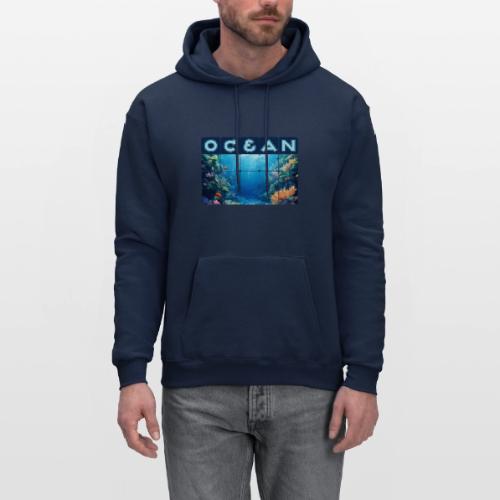 Ocean: Tropical Drift - Men's Hoodie