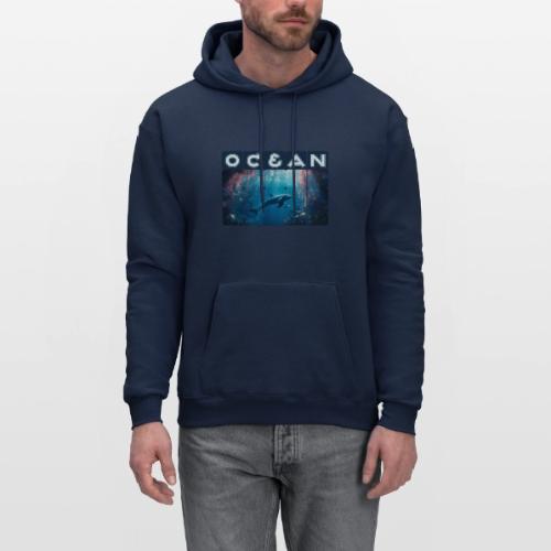 Ocean: Blue Grace - Men's Hoodie
