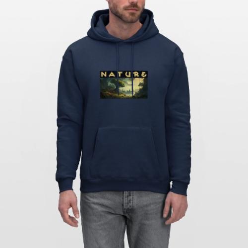 Whispers of Green Peaks - Men's Hoodie
