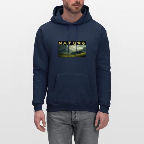 Nature: Verdant Peaks - Men's Hoodie