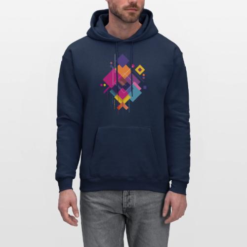 Vibrant Geometry - Men's Hoodie