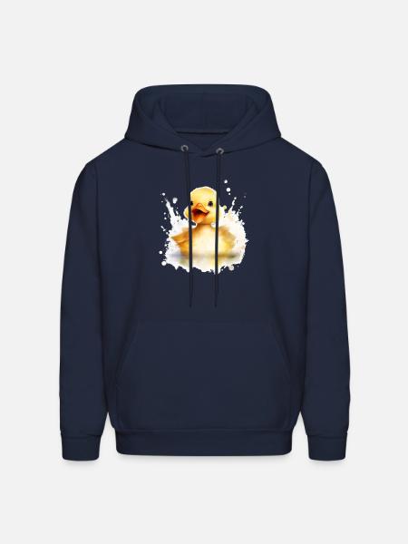 Splashy Ducky - Men's Hoodie - navy