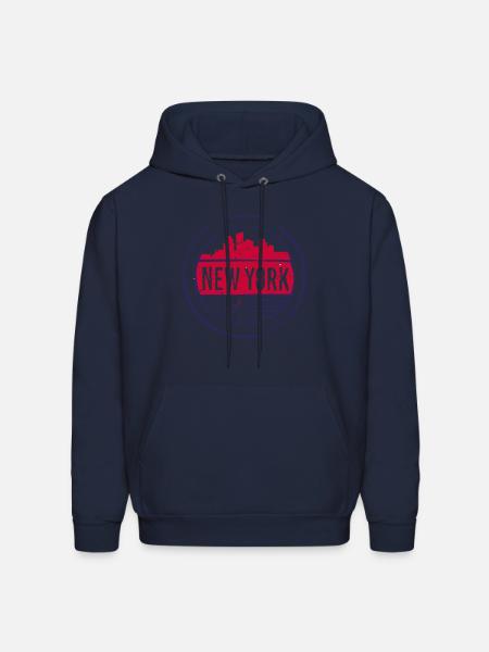 new york - Men's Hoodie - navy
