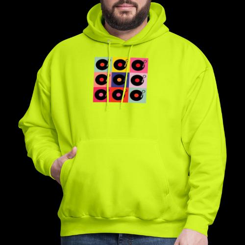 Records in the Fashion of Warhol - Men's Hoodie