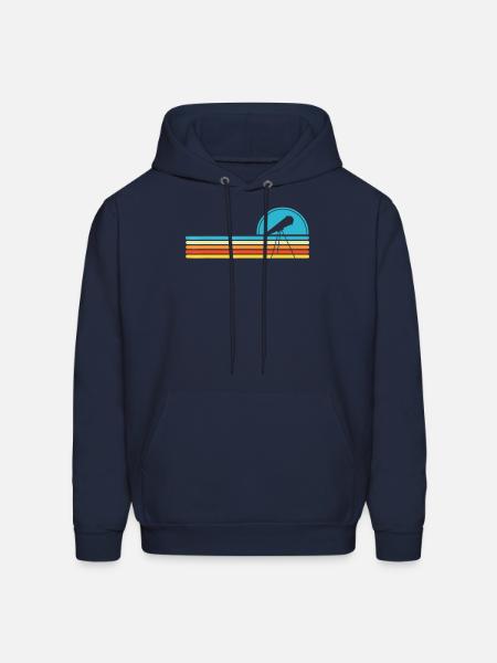 Telescope Astronomy - Men's Hoodie - navy