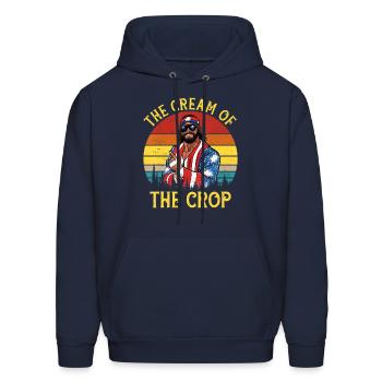 Macho The Cream of The Crop T Shirt - Men's Hoodie - navy - Front - Elias (183cm)