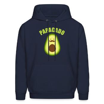 Papacado For New Dad Baby Annoucet - Men's Hoodie - navy - Front - Elias (183cm)
