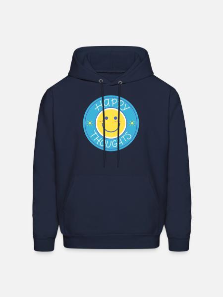 Happy thoughts - Men's Hoodie - navy