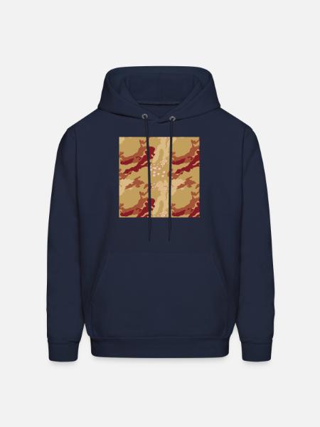 Camo - Men's Hoodie - navy