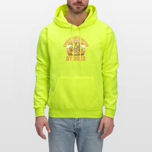 Easily Distracted By Dogs - Men's Hoodie