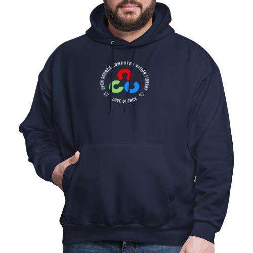 I Love OpenCV (Light Logo) - Men's Hoodie