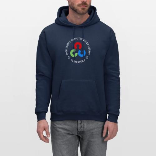 Yo Amo OpenCV (Light Logo) - Men's Hoodie