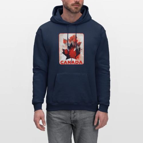 Canada Inked Leaf - Men's Hoodie