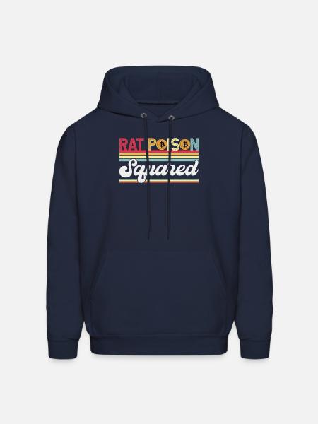 Rat Poison Squared - Men's Hoodie - navy