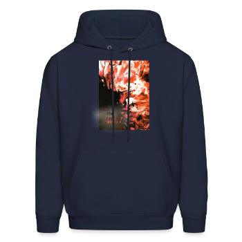 Feel the Heat - Men's Hoodie - navy - Front - Elias (183cm)