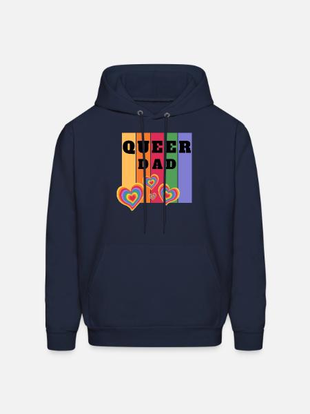 Queer Dad - Men's Hoodie - navy