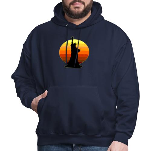 USA: Golden Horizon Liberty - Men's Hoodie