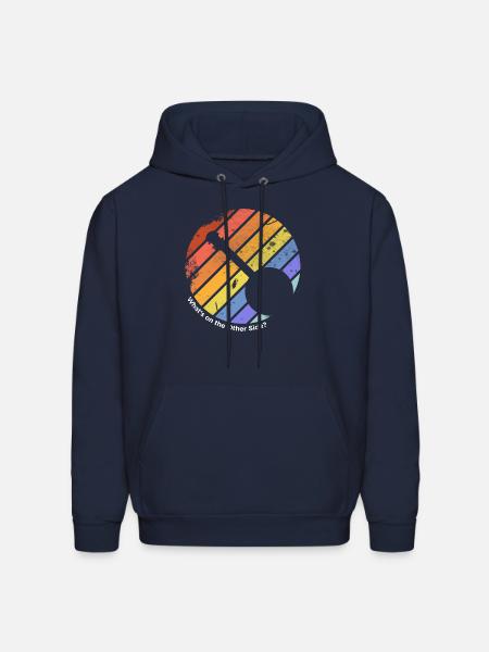 Rainbow Connection - Men's Hoodie - navy