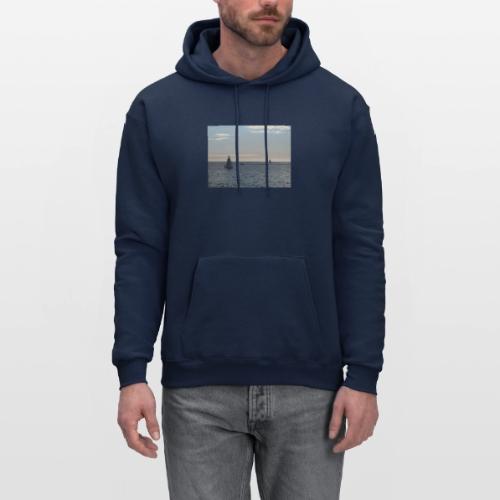 Sailboats on the Peaceful Sea - Men's Hoodie