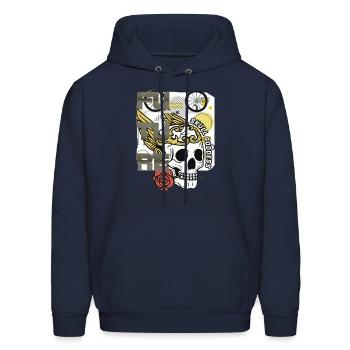 zombie apocalypse - Men's Hoodie - navy - Front - Elias (183cm)