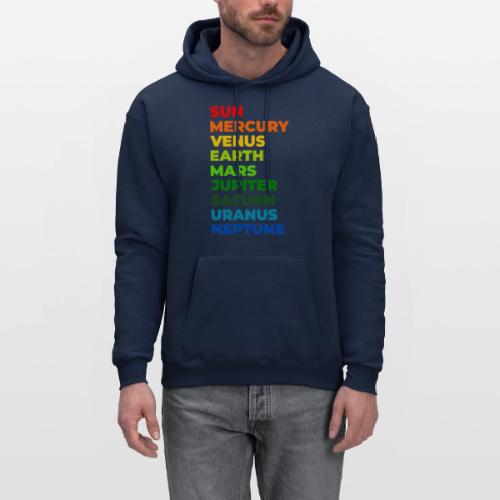 Color the solar system - Men's Hoodie