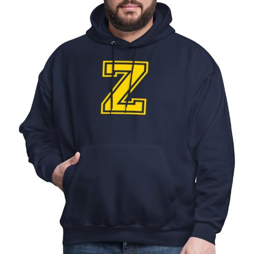 Letter Z – Capital Athletic Alphabet Monogram - Men's Hoodie