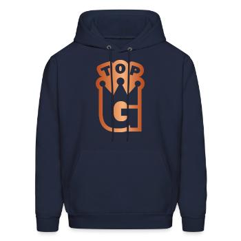 Top G shirt - TOP G CAR COLOR EDITION - Men's Hoodie - navy - Front - Elias (183cm)