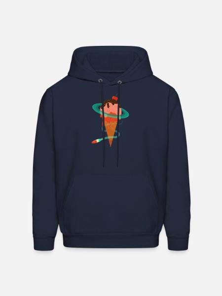 Ice Cream Planet - Men's Hoodie - navy