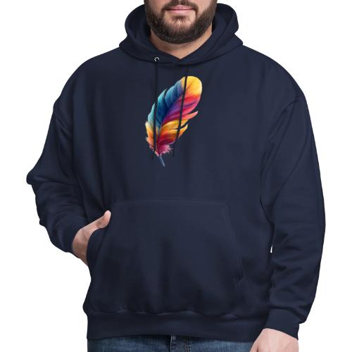 Rainbow Flight Feather - Men's Hoodie
